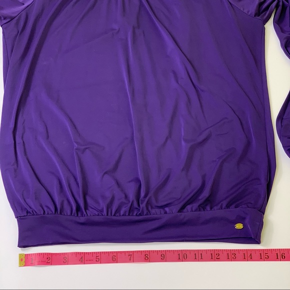 GUESS | Violet Long Sleeve Woven Neck Chain Blouse - Picture 12 of 13